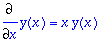 Diff(y(x),x) = x*y(x)
