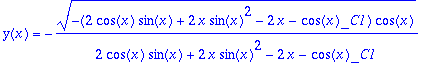 y(x) = sqrt(-(2*cos(x)*sin(x)+2*x*sin(x)^2-2*x-cos(...