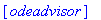 [odeadvisor]