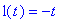 l(t) = -t