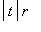 abs(t)*r